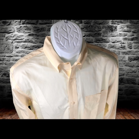 Banana Republic - Yellow Dress Shirt - Men’s M - Picture 1 of 7